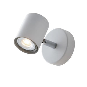 APPLIQUE DA PARETE ORIENTABILE BIANCA 1 LUCE ZERO FAN EUROPE