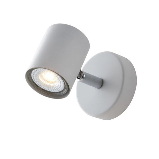 APPLIQUE DA PARETE ORIENTABILE BIANCA 1 LUCE ZERO FAN EUROPE