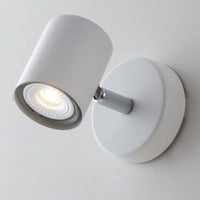 APPLIQUE DA PARETE ORIENTABILE BIANCA 1 LUCE ZERO FAN EUROPE