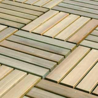 PAVIMENTO PER ESTERNO IN LEGNO 40X40 PINO IMPREGNATO