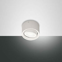SPOT DA SOFFITTO BIANCO ORIENTABILE A LED ANZIO FABAS