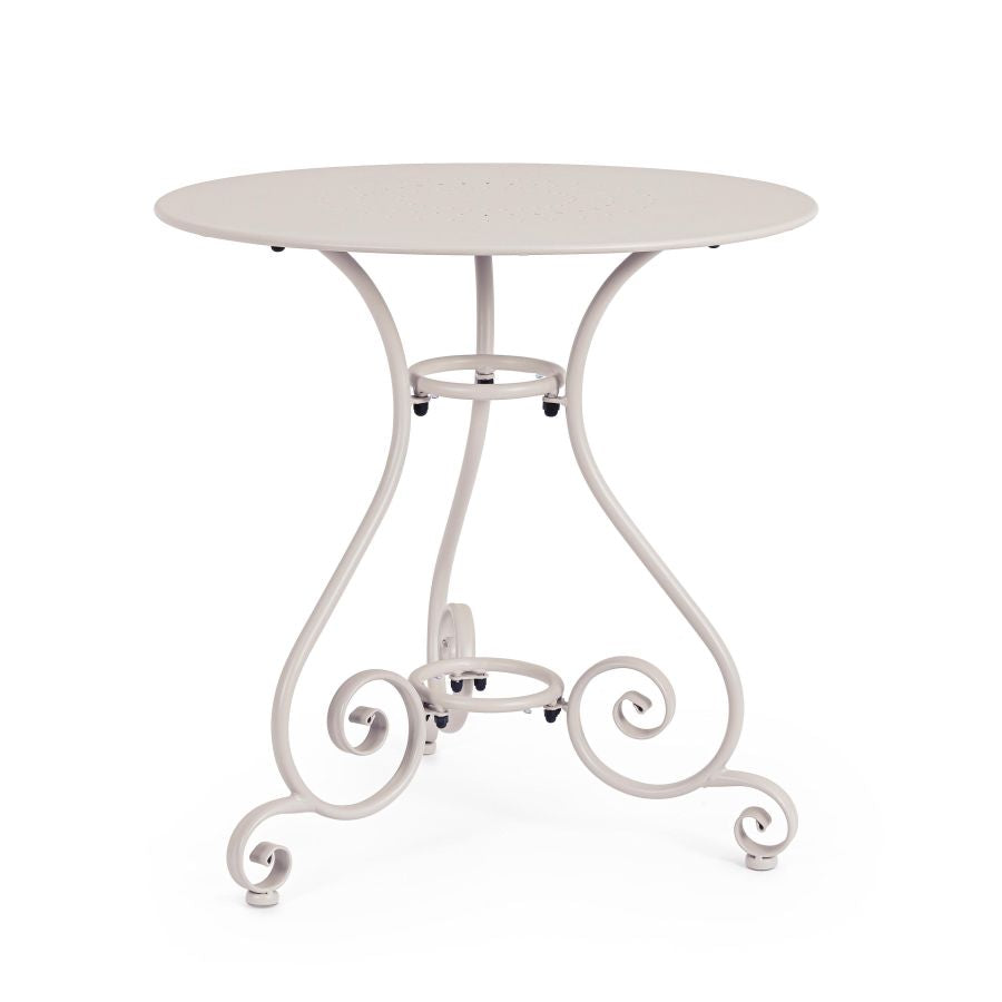 TAVOLO ETIENNE GRIZ DA ESTERNO TONDO D70 BIZZOTTO