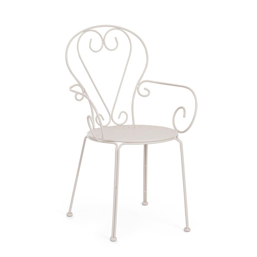 SEDIA CON BRACCIOLI ETIENNE DA ESTERNO GRIZ BIZZOTTO