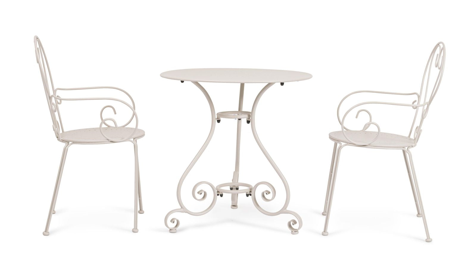 TAVOLO ETIENNE GRIZ DA ESTERNO TONDO D70 BIZZOTTO