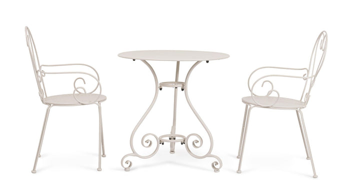 TAVOLO ETIENNE GRIZ DA ESTERNO TONDO D70 BIZZOTTO