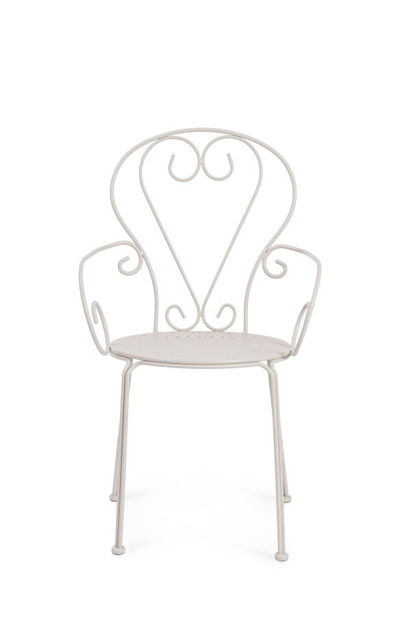 SEDIA CON BRACCIOLI ETIENNE DA ESTERNO GRIZ BIZZOTTO