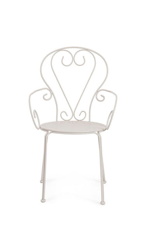 SEDIA CON BRACCIOLI ETIENNE DA ESTERNO GRIZ BIZZOTTO