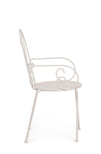 SEDIA CON BRACCIOLI ETIENNE DA ESTERNO GRIZ BIZZOTTO