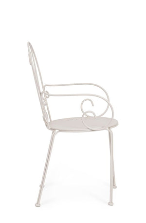 SEDIA CON BRACCIOLI ETIENNE DA ESTERNO GRIZ BIZZOTTO