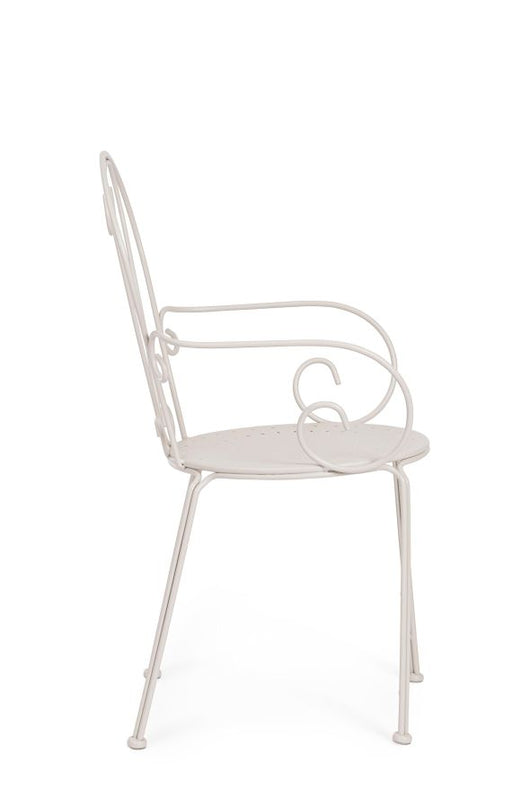 SEDIA CON BRACCIOLI ETIENNE DA ESTERNO GRIZ BIZZOTTO