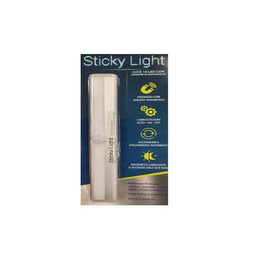 LUCE LED CON SENSORI DI MOVIMENTO AGGANCIO MAGNETICO