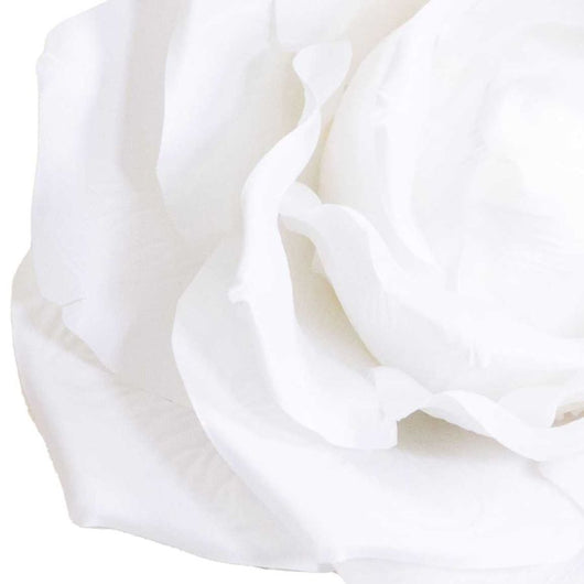 FIORE TESSUTO ROSA BIANCO DIAM 45X25H CM