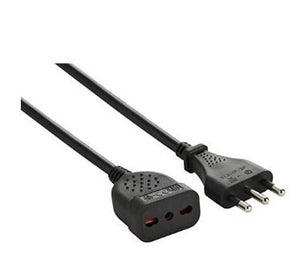 PROLUNGA 3M NERA SPINA 16A PRESA 10/16A H05VV-F 3G1