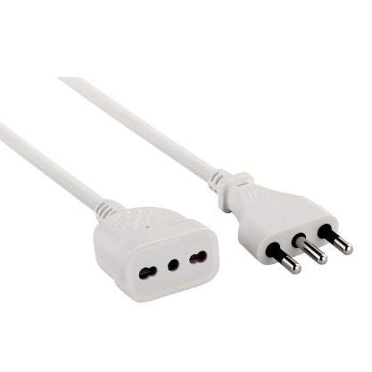 PROLUNGA 3 MT BIANCA SPINA 16A PRESA 10/16A