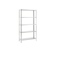 SCAFFALE METALLO 5RIPIANI 100X30X187H CM POR 50 KG