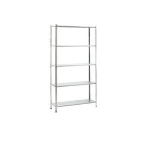 SCAFFALE METALLO 5RIPIANI 100X30X187H CM POR 50 KG