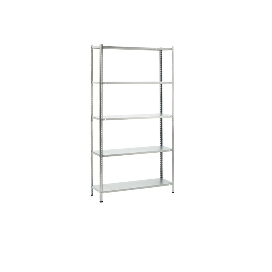 SCAFFALE METALLO 5RIPIANI 100X30X187H CM POR 50 KG
