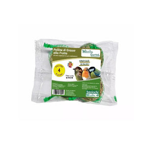 PALLA DI GRASSO FRUTTA UCCELLI SELVATICI GOURMET 4 PZX 90GR