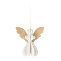 PENDAGLIO DALILA ANGELO BIANCO E ORO H13