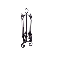 ACCESSORI CAMINO TRESPOLO ANELLO PALETTA MOLLA SCOPINO H57CM