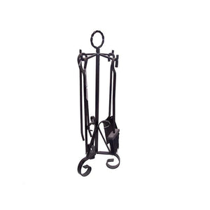 ACCESSORI CAMINO TRESPOLO ANELLO PALETTA MOLLA SCOPINO H57CM