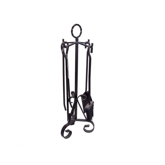 ACCESSORI CAMINO TRESPOLO ANELLO PALETTA MOLLA SCOPINO H57CM