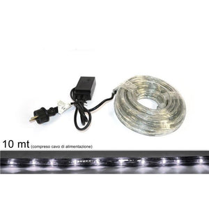 TUBO LED 10 MT 3 VIE BIANCO FREDDO