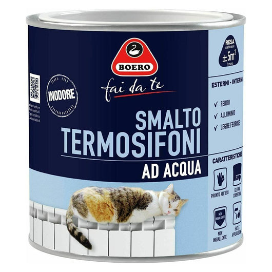 SMALTO TERMOSIFONI BIANCO 500ML BOERO
