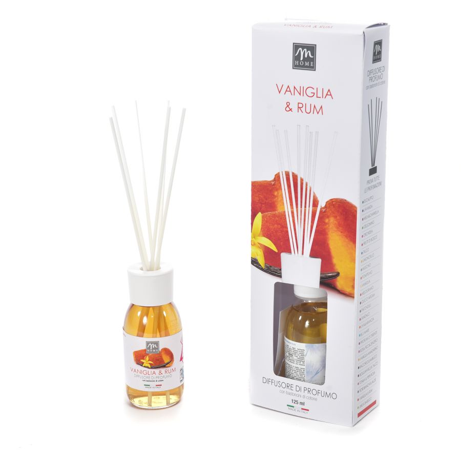 DIFFUSORE BOUQUET VANIGLIA E RUM  125 ML