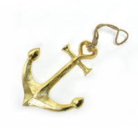 ANCORA DA APPENDERE IN ALLUMINIO ORO 19X1X22,5CM