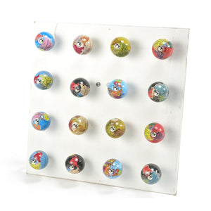 POMOLO MONDO IN LEGNO COLORI ASSORTITI PREZZO CAD UNO