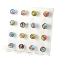 POMOLO MONDO IN LEGNO COLORI ASSORTITI PREZZO CAD UNO