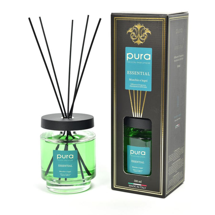 DIFFUSORE BOTTIGLIA PURA MUSCHIO E LEGNI 500 ML