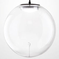 LAMPADARIO SOSPENSIONE TRASPARENTE CON GOCCIA A LED 14W ARIEL FABAS