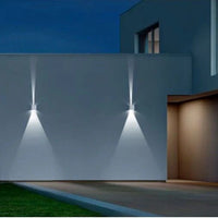 APPLIQUE PARETE CUBO DA ESTERNO A LED 16W 4000K CORTEN HOTSHOT AFFRALUX