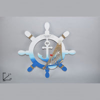 APPENDINO TIMONE LEGNO MARINE C/CONCHIGLIE CM45