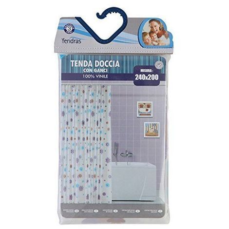 TENDA DOCCIA IN PEVA 240X200CM