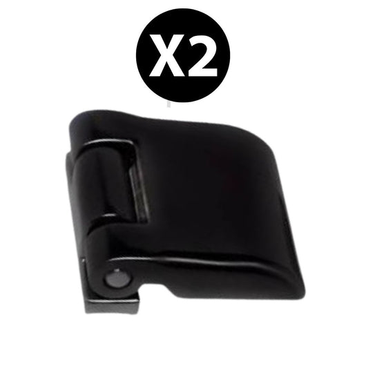 Coppia cerniere per scuretto ante in alluminio Vania Master nero alta resistenza