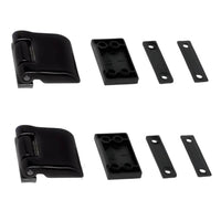 Coppia cerniere per scuretto ante in alluminio Vania Master nero alta resistenza