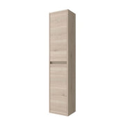 Colonna bagno sospesa 140 cm rovere bali ripiani regolabili Gaya