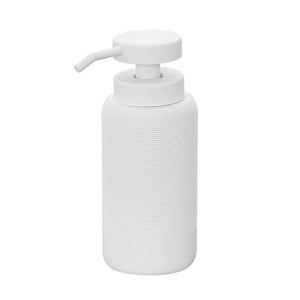 DISPENSER SAPONE MARIKA BIANCO IN POLIRESINA.