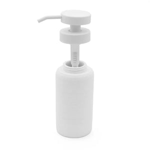 DISPENSER SAPONE MARIKA BIANCO IN POLIRESINA.