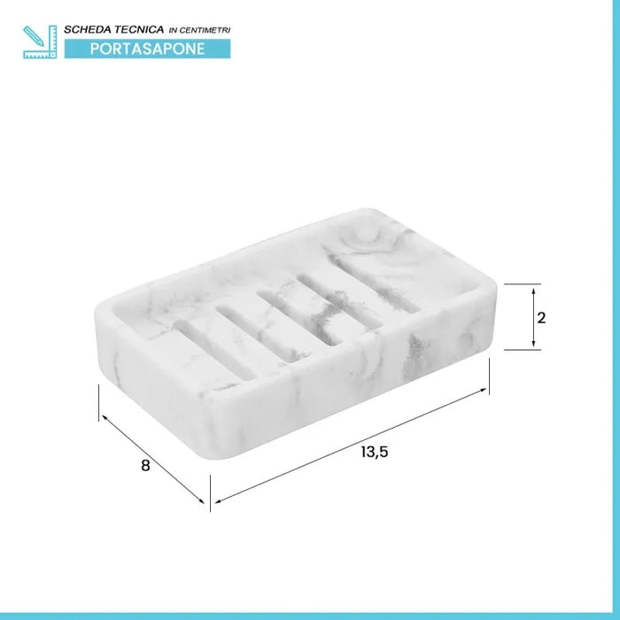 PORTASAPONE MARMO IN POLIRESINA.