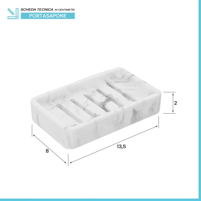 PORTASAPONE MARMO IN POLIRESINA.