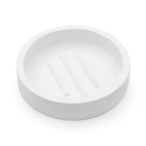 PORTASAPONE MARIKA BIANCO IN POLIRESINA.