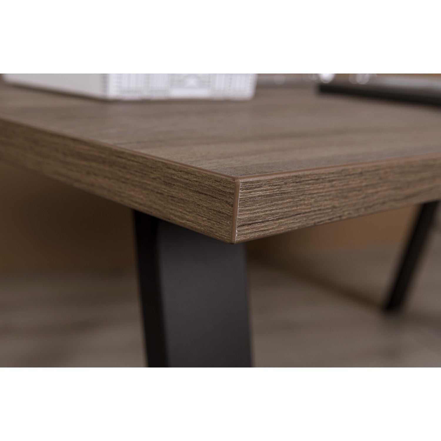 SCRIVANIA ANG. DAVINCI 172X144XH75CM NOCE BRERA