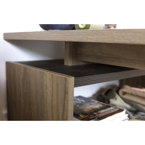 SCRIVANIA ANG. DAVINCI 172X144XH75CM NOCE BRERA