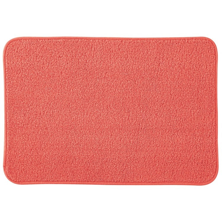 TAPPETO MICROFIBRA 40X60 COLOR ROSSO MATTONE.