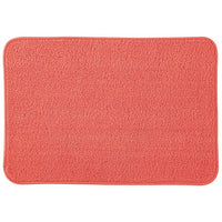 TAPPETO MICROFIBRA 40X60 COLOR ROSSO MATTONE.