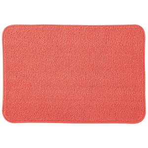 TAPPETO MICROFIBRA 40X60 COLOR ROSSO MATTONE.